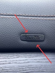 Mercedes-Benz E300 E350 214 C206 GLC253 254 Dashboard Co-pilot AIRBAG Symbol Suitable for Car Interi
