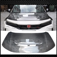 For Honda CIVIC FL5 Carbon Fiber Front Engine Hood Cover Bonnet Type R Auto Tuning