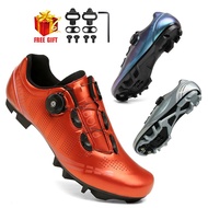 MTB Cycling Shoes with Cleats Men Route Cleat Road Bike Speed Flat Sneaker Racing Women Bicycle Mountain Spd Biking Footwear