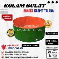 Round Tarpaulin Pool Without Frame A20 Diameter 150cm Height 45cm / D1.5 T45 / D159 T45 Can Be Stand