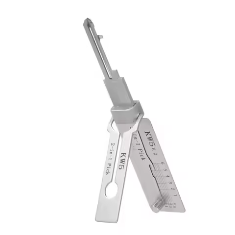 for Door Measuring Master Key LiShi 2 in 1 KW5 Locksmith Tools Civil Lock Opener Hand Professional L