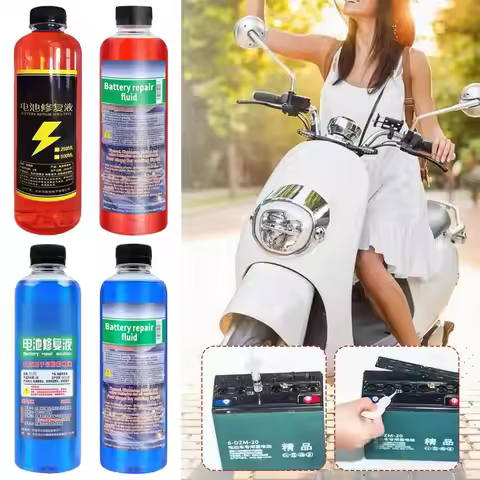 500ml Car Battery Repair Liquid Solution Battery Acid Solution For Battery Renewal Acid Battery Rest