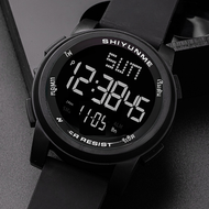นาฬิกาข้อมืออิเล็กทรอนิกส์สำหรับผู้ชาย Jam Tangan Digital แบรนด์ Sanda กันน้ำ30เมตรนาฬิกาข้อมือสำหรับผู้ชายนาฬิกา2003A