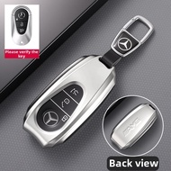 Mens Premium Car Key Cover for Mercedes-Benz E300L GLB220 450 GLE350 C260L GLC 25 Models Vehicle Acc