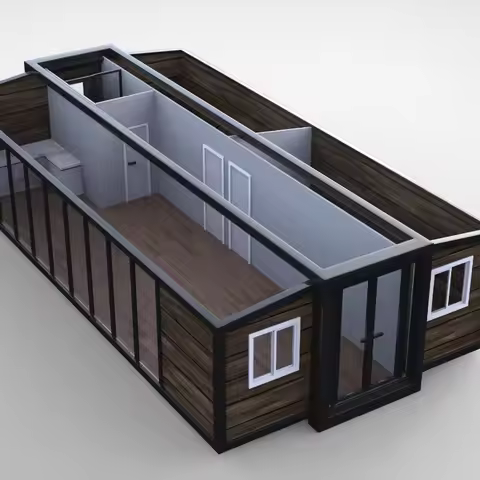 Customized 20/30/40FT Prefabricated House Mobile Steel Expandable Container Home with 3 Bedrooms Rea