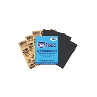 TOA กระดาษทรายน้ำ เบอร์ 100 (แพ็ค 60 แผ่น)
