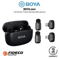 BOYA mini One-Trigger-Two 2.4G Wireless Microphone System Phone Microphone