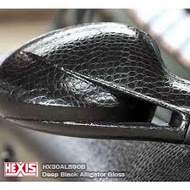 Deep Black Alligator Gloss Car Sticker HEXIS Wrap Vinyls Films BIKE LAPTOP HX30AL890B