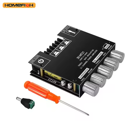 ZK-MT21 2.1 Subwoofer Amplifier Board 50W*2 +100W Power Audio Stereo Amplifier Channel Bluetooth 5.0