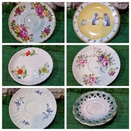 Japan/UK branded saucer plates 5-6 inches Duchesa Narumi Hanae Mori Nikko Hiromichi Bavaria etc