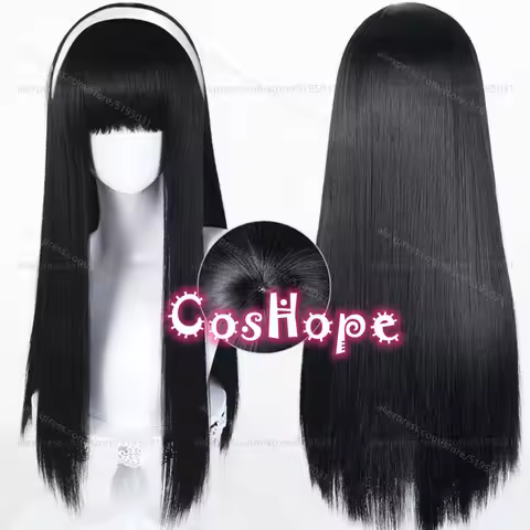 Yidhra Cosplay Wig Tomie Kawakami WigThe Dream Witch 60cm Long Straight Black Wig ANime Heat Resista