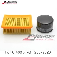vew45 Air Intake Cleaner Element Oil Filter For BMW C 400 X C400 X C400X 400X C 400 GT C400 400GT C4