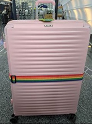 ELLE 28吋 粉紅色 行李箱 行李匧 旅行 旅遊 有收據有保養