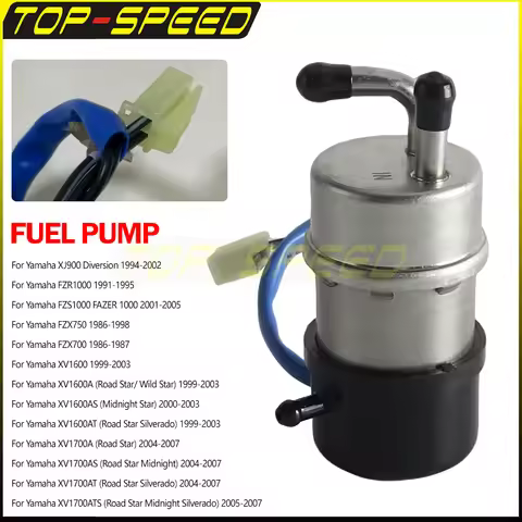 Motorcycle Fuel Pump 12V For Yamaha XJ900 Diversion FZR1000 FZS1000 FZX 750 700 XV 1600 1600A 1600AS