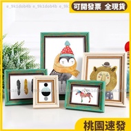 Taoyuan ️ American Style Photo Frame Table Children's Wall Hanging 20cm 23cm 33cm 8 Open 4KA4 Simple