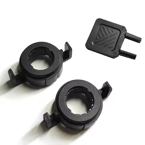 1 Set ABS H7 LED Adapters Holder For Peugeot 2008 3008 508 Citroen C5 DS5 DS6 Headlight Lamp Base