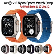Beiziye Nylon Ocean Strap For IWatch Series 11 10 Ultra 3 2 Band Bracelet IWatch 49mm 46mm 42mm