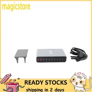 magicstore GaN Charger 800W Desktop PD 10 Ports USB C A Power Charging Station with 1.5meter Cable