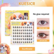 super sticky Eyelashes Glue-Free False Eyelashes Self-adhesive BQI cluster Eyelash extension KIT
