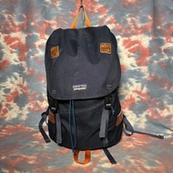 85% new patagonia arbor backpack navy x orange 25L 深藍色x橙色有冚索繩背囊 書包 背包