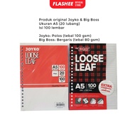 Varavibe Loose Leaf A5 B5 50 Sheets Binder Paper File Paper A5 20 B5 26Ring Plain Grid StripedRing A