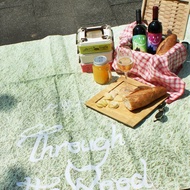 【DESTINO STYLE】日本文青風自然系肩背野餐墊(大)