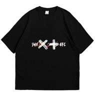 Men's T-Shirt Wanita - Oversized Black Swan T-Shirt