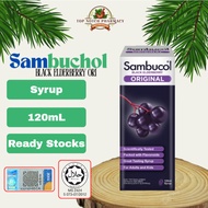 Sambuchol Adult Original Black Elderberry Syrup (120mL) Ready Stocks 【Boost Immunity Level】
