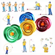 Aluminum Alloy Magic Yoyo Competition Professional Unresponsive Yoyo with Spinning String Toys Yoyo 