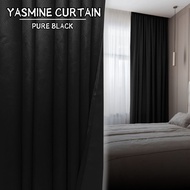 Acasia.curtain - Y10 Yasmine Hook/Eyelet Blackout Curtain (170cm-400cm)