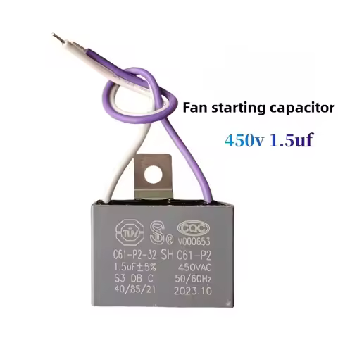 Suitable for Airmate capacitor 450v 1.5uf capacitor start capacitor floor fan tower fan cooling fan