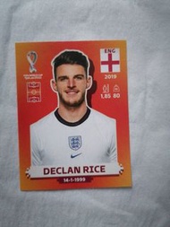 2022世界盃貼紙Declan Rice