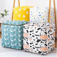 [100L Square Bag] Large Zippered Bag for Clothes, Bedding, and Stuffed Animals 100L