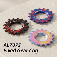 Puso Cog Sprocket Gear Alloy 7075 15 16 17 18t Thread Fixed Gear Fixie Track Bike LockringKiri