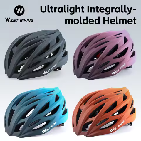 WEST BIKING CE KC Certified Cycling Helmet Ultralight Integrally-molded MTB Road Bike Helmet Breatha