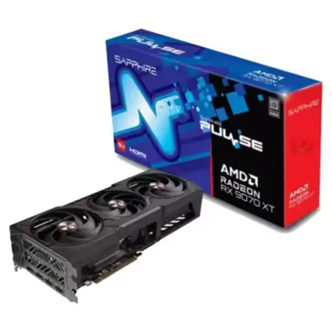 For SAPPHIRE PURE AMD Radeon RX 9070 XT 16GB D6 OC PCIe 5.0 VGA RX 9070XT GPU RX9070 XT Video Card f