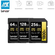 Lexar Professional 1800x SDXC U3 V60 UHS-II Card GOLD Series SD Card