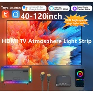 TUYA SmartLife Smart LED HDMI TV Atmosphere Light Strip  for 40-120 Inch TV Wifi Alexa Voice Google 