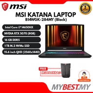 MSI Katana 15 HX B14WGK-284MY 15.6'' QHD 165Hz Gaming Laptop ( i7-14650HX, 16GB D5, 1TB SSD, RTX5070