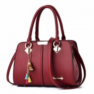 tas selempang wanita import hongkong sling bag import hongkong - merah