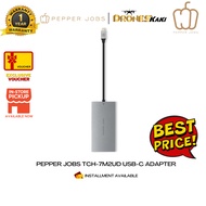 PEPPER JOBS Original TCH-7M2UD USB-C Multiport Hub Adapter with M.2 SSD Enclosure & PD 100W Charging