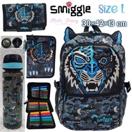 Smiggle Tiger Bag For Elementary School Children/School Bag For Children Smiggle Tiger Lion Backpack/School Bag For Boys Smiggle SD