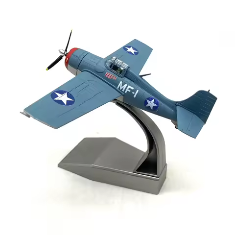 JASON TUTU Diecast Metal 1/72 Scale American F4F Wildcat Fighter Military Model Airplane Collect Gif
