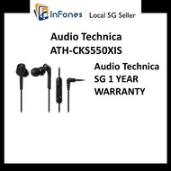 AUDIO TECHNICA ATH-CKS550XIS | 1 YEAR AUDIO TECHNICA SG WARRANTY