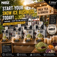 Bingsu Snowflake Ice Machine Snow Ice Shaver Machine Ice Crusher Dessert  pengisar ais batu abc mesi