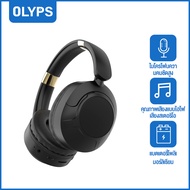 OLYPS Wireless หูฟังครอบหู Headset Bluetooth BT 5.3 Earphone for iPhone 16 15 Pro Max Samsung S25 S2