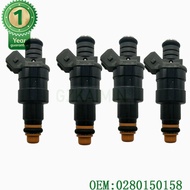 4 PCS High Quality Fuel Injector OEM 0280150158 Nozzle For Porsche 924 924 S 944 25 2.5 2.7 83-92 Pe