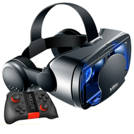 Others - VR大耳機3D 眼鏡(大耳機藍光版+遊戲手柄050)