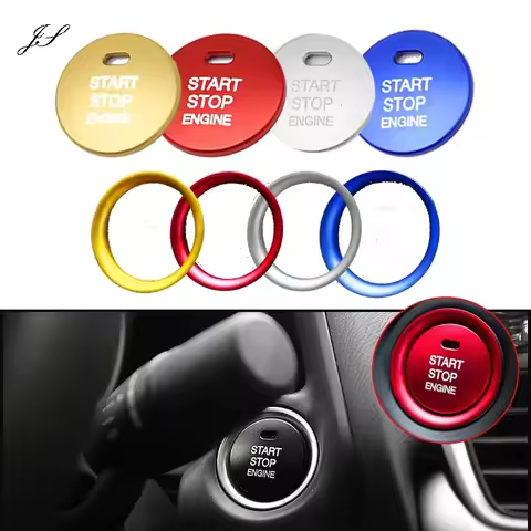 Car Engine Start Stop Ignition Key Ring Cover for Mazda 3 BM BN 6 GJ1 GL CX4 CX5 CX 5 Axela CX3 Aten