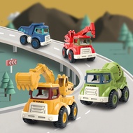 Children Engineering Vehicle Inertial Toy Car Excavator Small Excavator Car Model Baby 1-3 Years Old